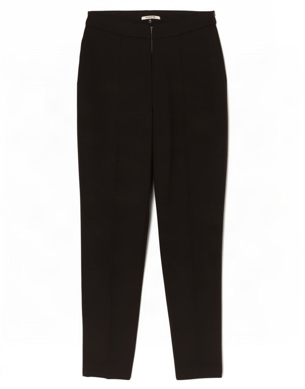 Luisa Spagnoli Pantalones casuales delgados para mujer IT 40 Small W28 L27 Negro