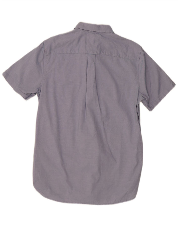 Camisa Superdry De Manga Corta Regular Fit De Algodón Azul Medio