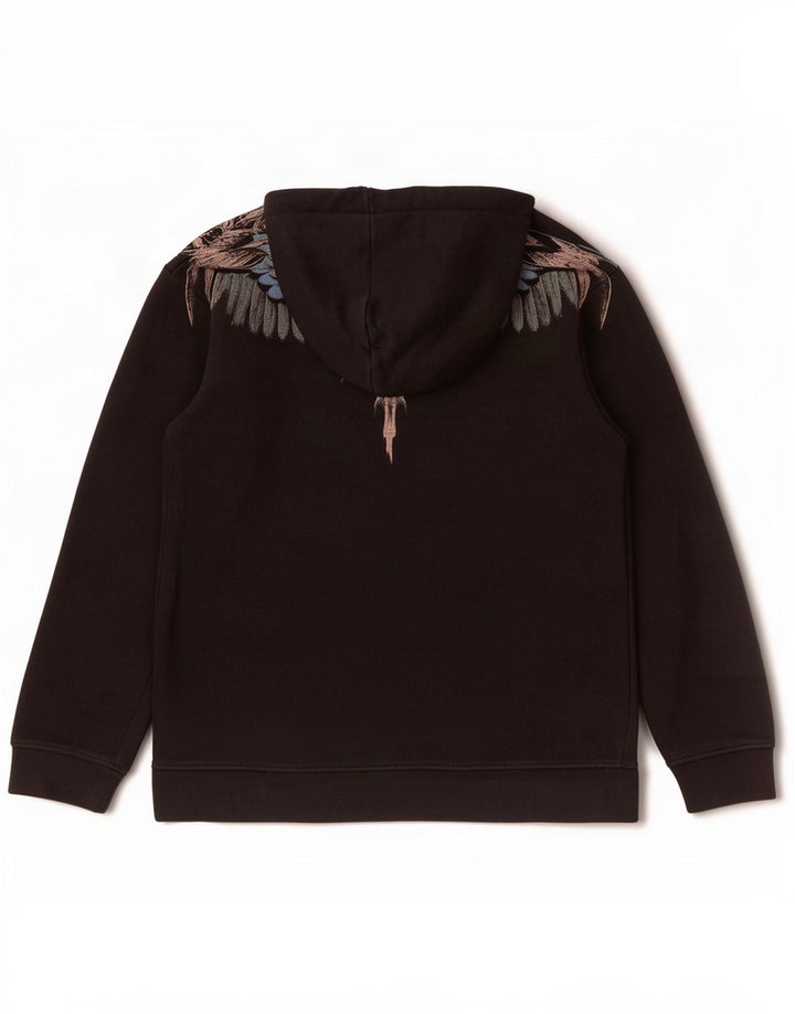 Marcelo Burlon Hombre Sudadera con Capucha Jersey Mediano Negro Algodón