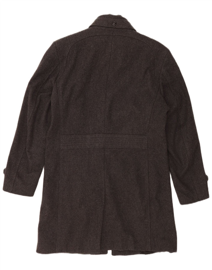 Zara Hombre Abrigo Reino Unido 40 Grande Gris