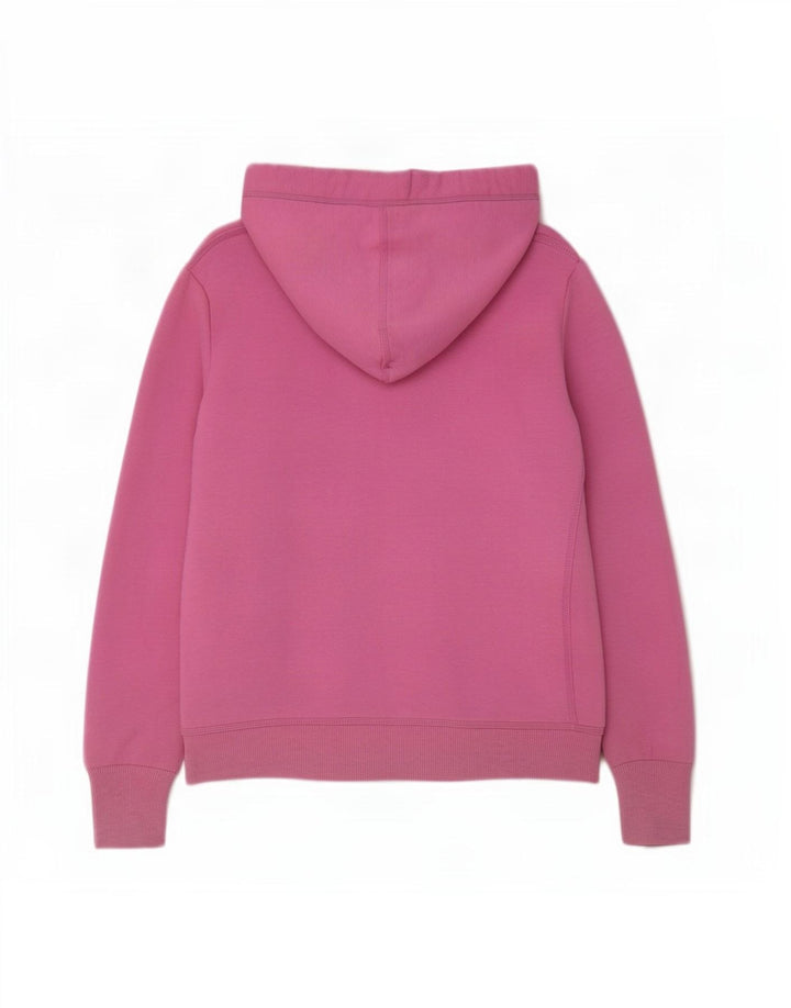 Superdry Suéter con capucha y cremallera para mujer UK 44 Poliéster rosa medio