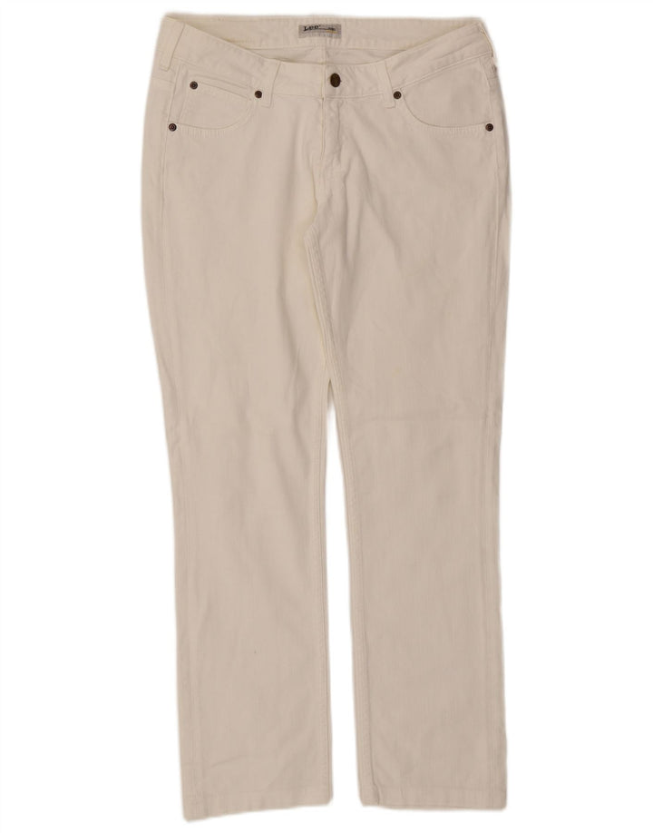 Vaqueros Lee Norma para mujer W31 L29 de algodón blanco