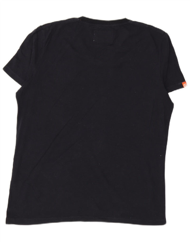 SUPERDRY Camiseta para hombre Top 2XL Negro