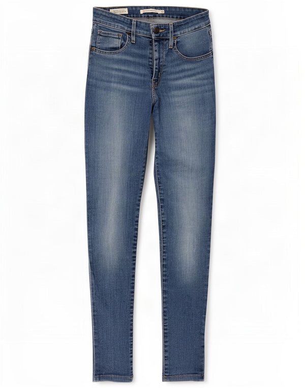 Levi's Vaqueros pitillo de talle alto 721 para mujer W25 L28 Algodón azul