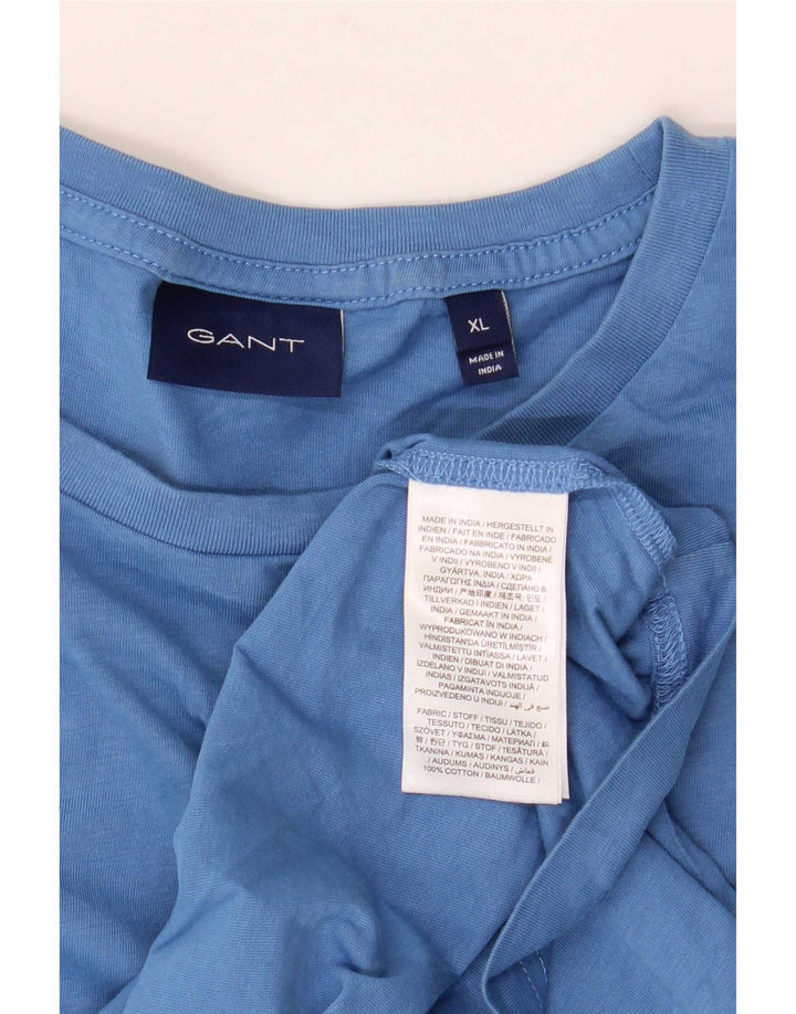 Gant Camiseta Hombre Top XL Azul Algodón