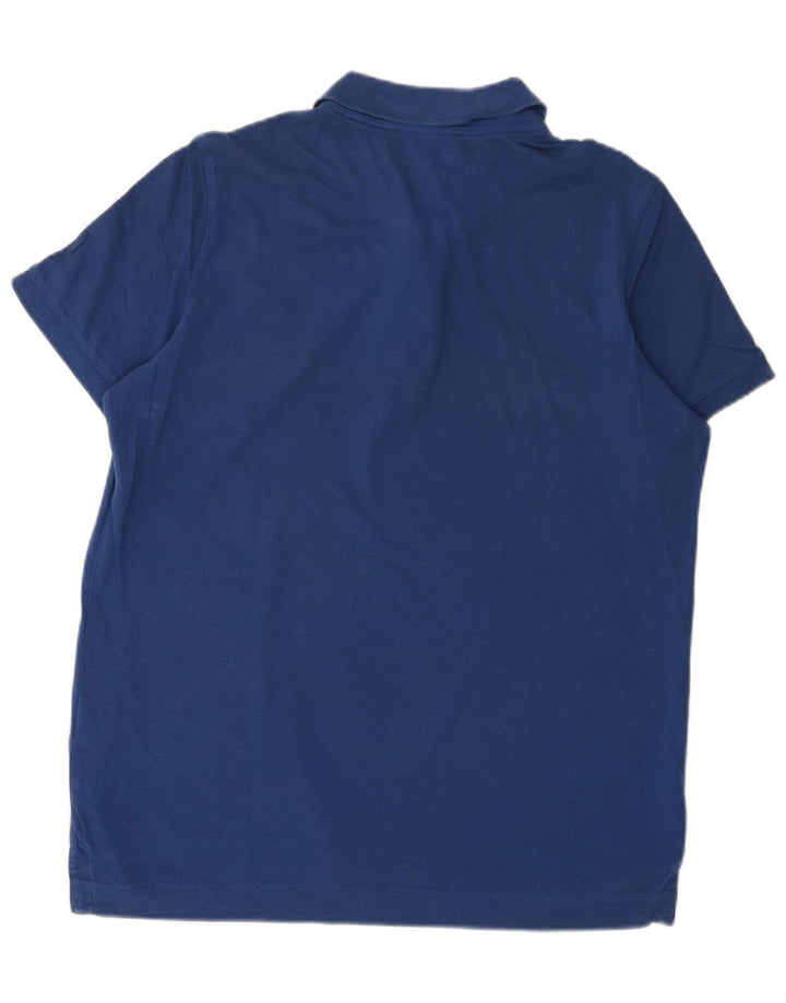 Benetton Polo Muscle Hombre XL Algodón Azul