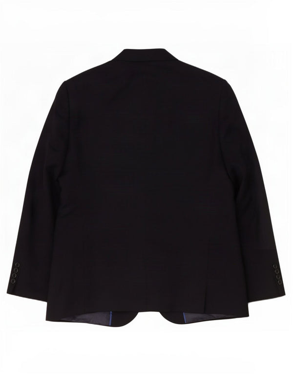 Marks & Spencer Chaqueta tipo blazer de 2 botones para hombre UK 44 XL Poliéster azul marino