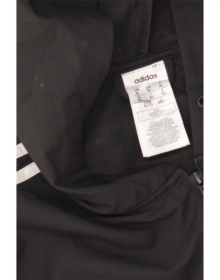 Adidas Hombre Chándal con capucha Top Jacket XL Negro Poliéster