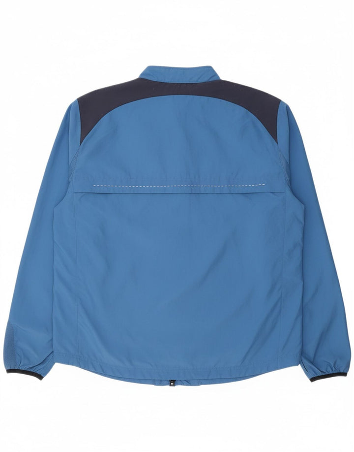 ADIDAS Mens Tracksuit Top Jacket XL Blue Colourblock Polyester