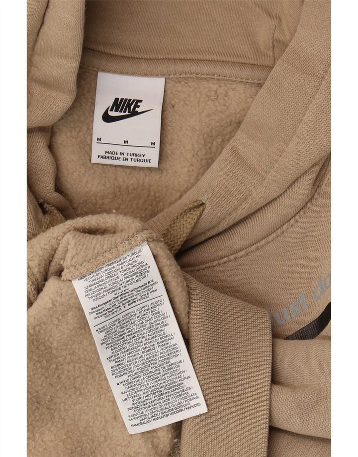 Nike Hombre Sudadera Con Capucha Gráfica Jersey De Algodón Beige Medio