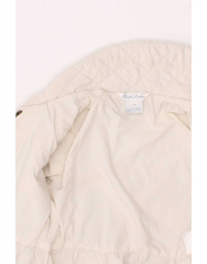 Ralph Lauren Chaqueta Acolchada Bebé Niña 18-24 Meses Blanco Poliéster
