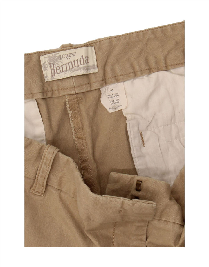 J. CREW Womens Bermuda Shorts US 10 Large W34 Brown Cotton Vintage J. Crew and Second-Hand J. Crew from Messina Hembry 