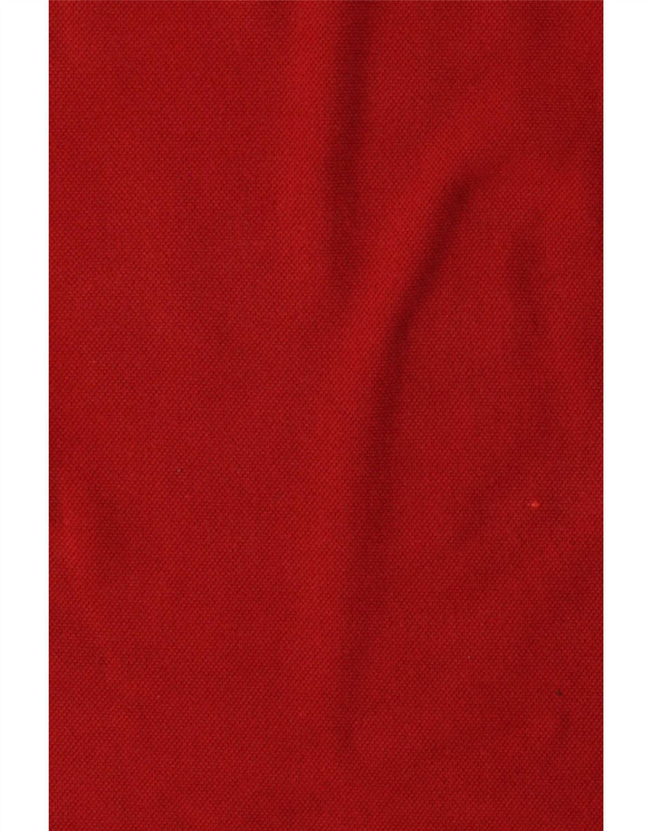 Kappa Polo Hombre Grande Rojo Algodón