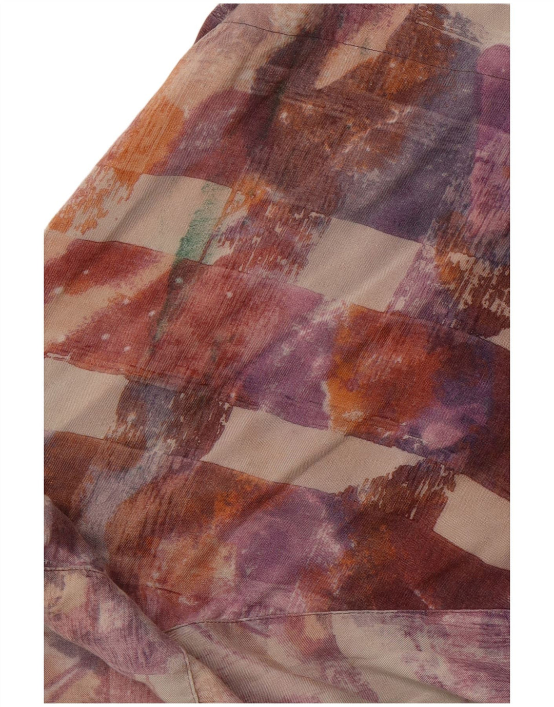 EQUIPE Camisa de manga corta con estampado abstracto para hombre, talla grande, multicolor