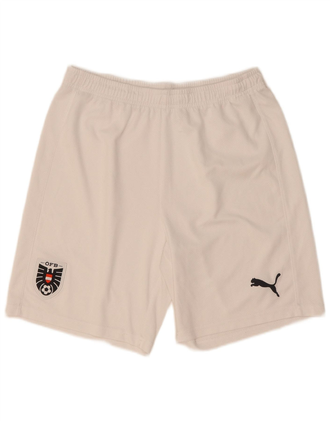 Pantalones cortos deportivos Puma para hombre mediano blanco