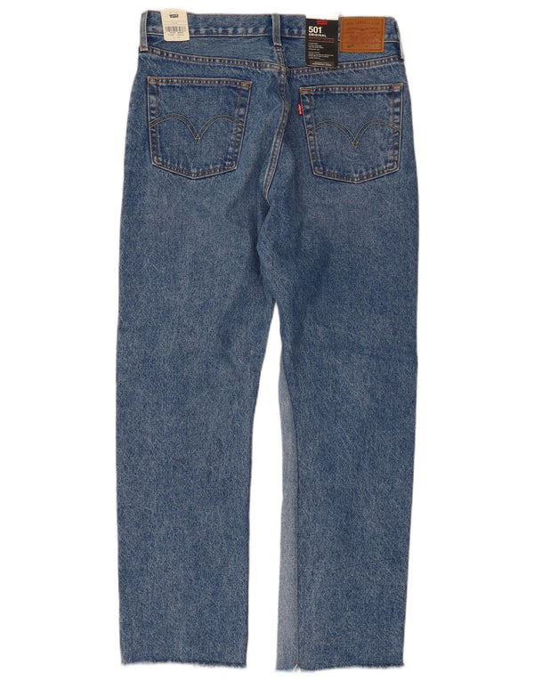 Vaqueros Levi's Mujer 501 Rectos W31 L28 Algodón Color Block Azul