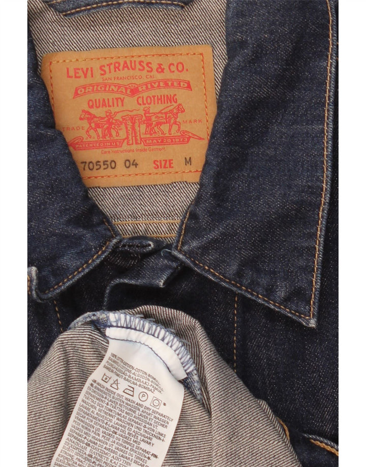 Levi's Chaqueta vaquera para hombre UK 38 Mediana Azul marino Algodón