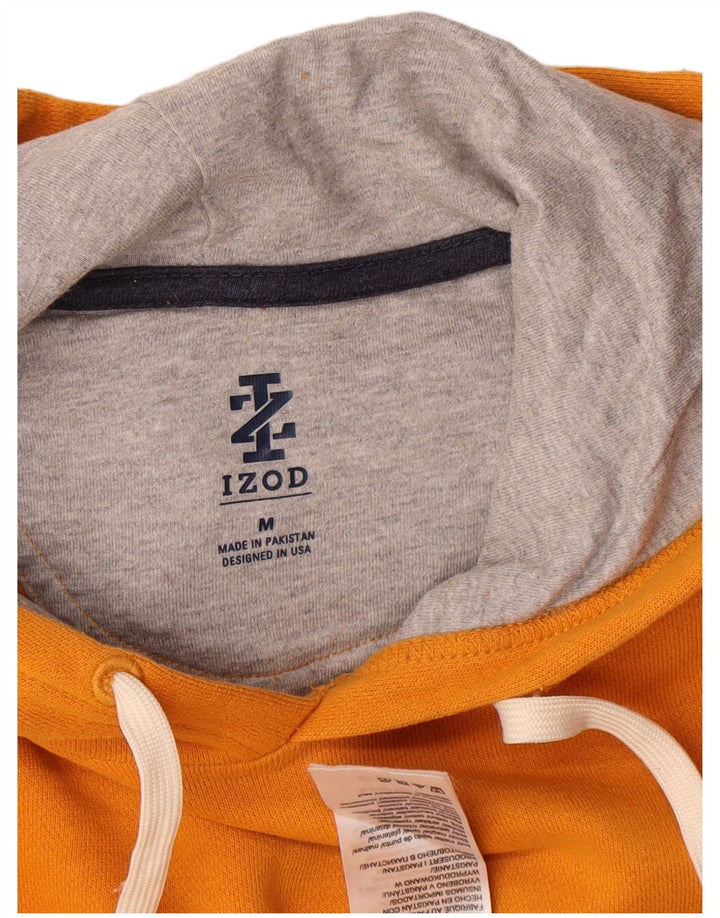 Izod Hombre Sudadera Con Capucha Jumper Medium Naranja Algodón