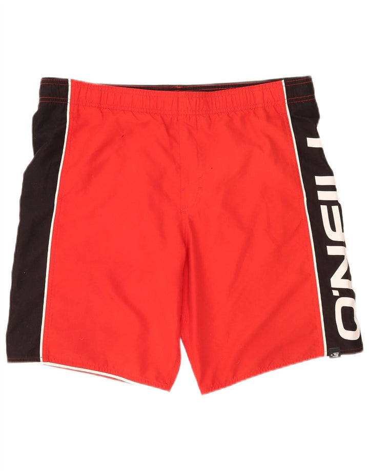 O'Neal Bañador con estampado gráfico para hombre, talla grande, color rojo