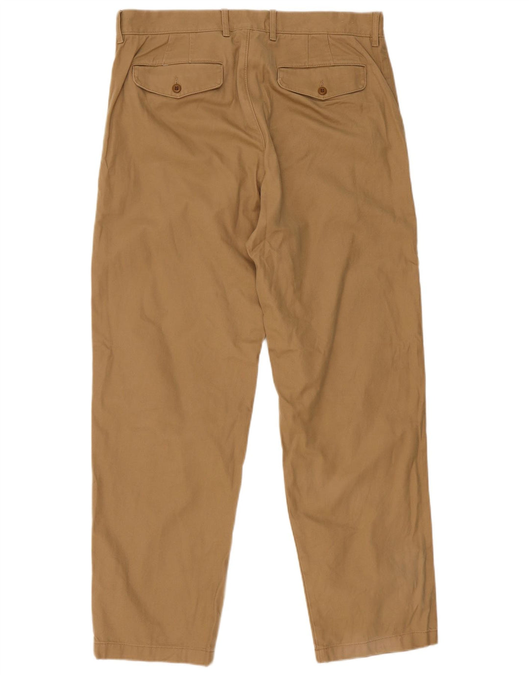 J. CREW Pantalón chino cónico para hombre W35 L32 Algodón beige