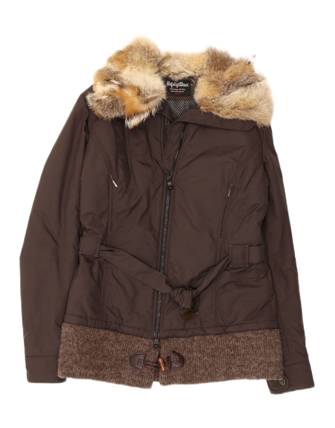 Refrigiwear Chaqueta cortavientos Cruz para mujer Reino Unido 14 Grande Gris Poliamida