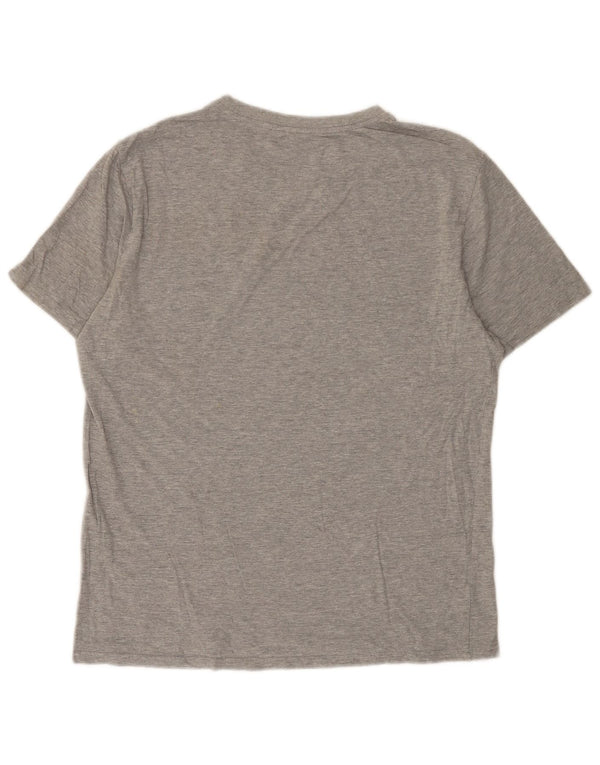 Hurley Camiseta gráfica para hombre Top gris medio moteado