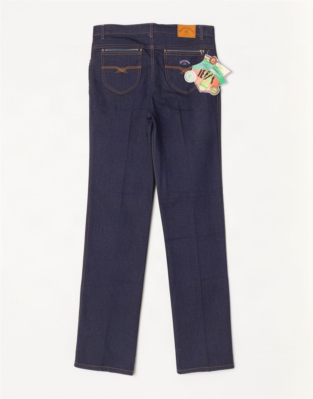 Pierre Balmain Vaqueros rectos para hombre W34 L34 Algodón azul marino
