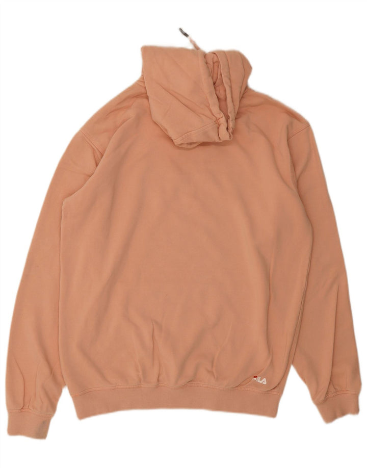 Fila Hombre Graphic Sudadera Con Capucha Jersey De Algodón Rosa Medio