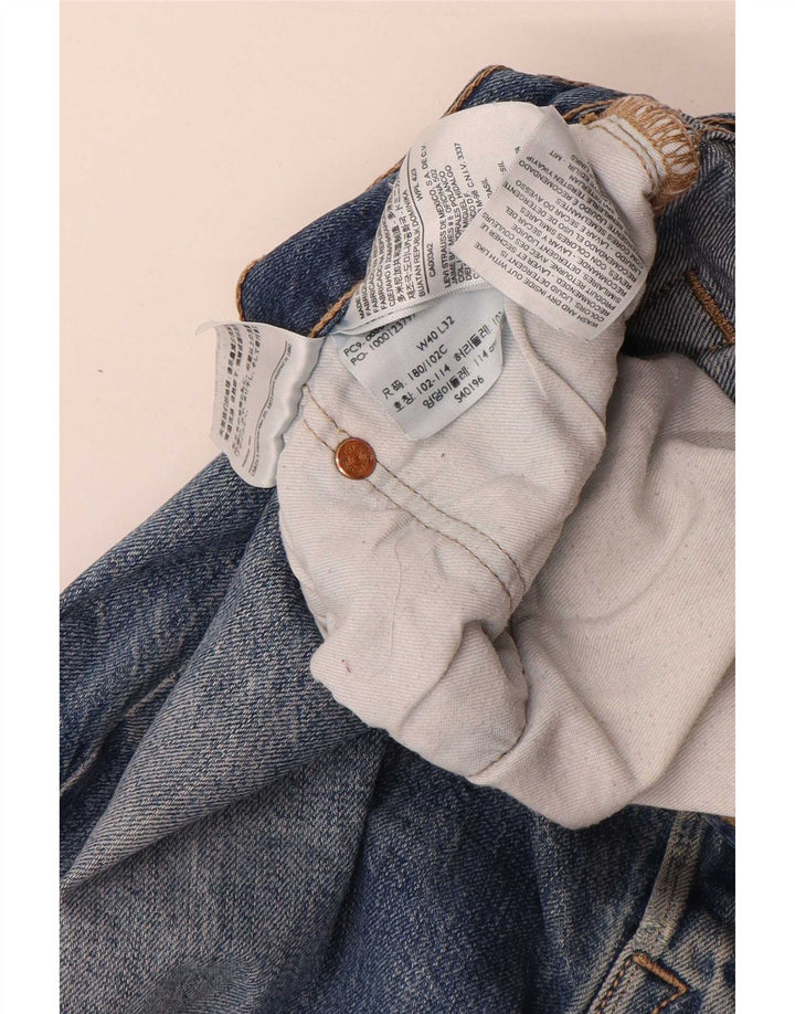 Vaqueros Levi's Hombre Rectos W40 L32 Algodón Azul