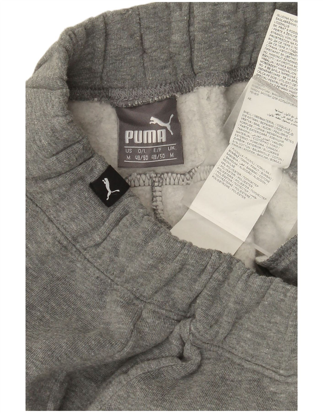 Puma Pantalones De Chándal Gráficos Joggers De Algodón Gris Medio |