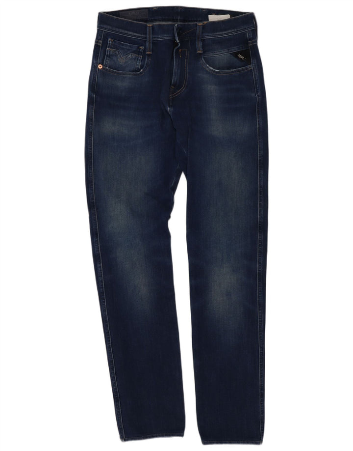 Replay Vaqueros ajustados para hombre W28 L30 Algodón azul