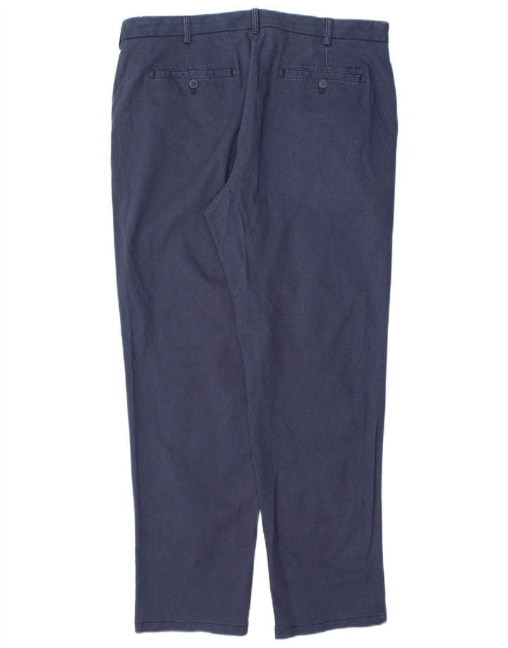 IZOD Pantalón chino recto para hombre W36 L32 Algodón azul marino