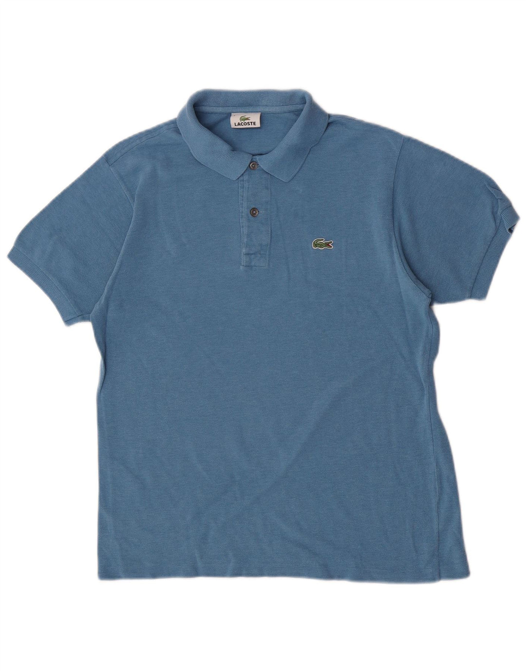 Polo Lacoste para hombre talla 4 algodón azul medio