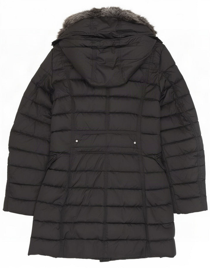 PEUTEREY Abrigo acolchado con capucha para hombre IT 42 Medium Black