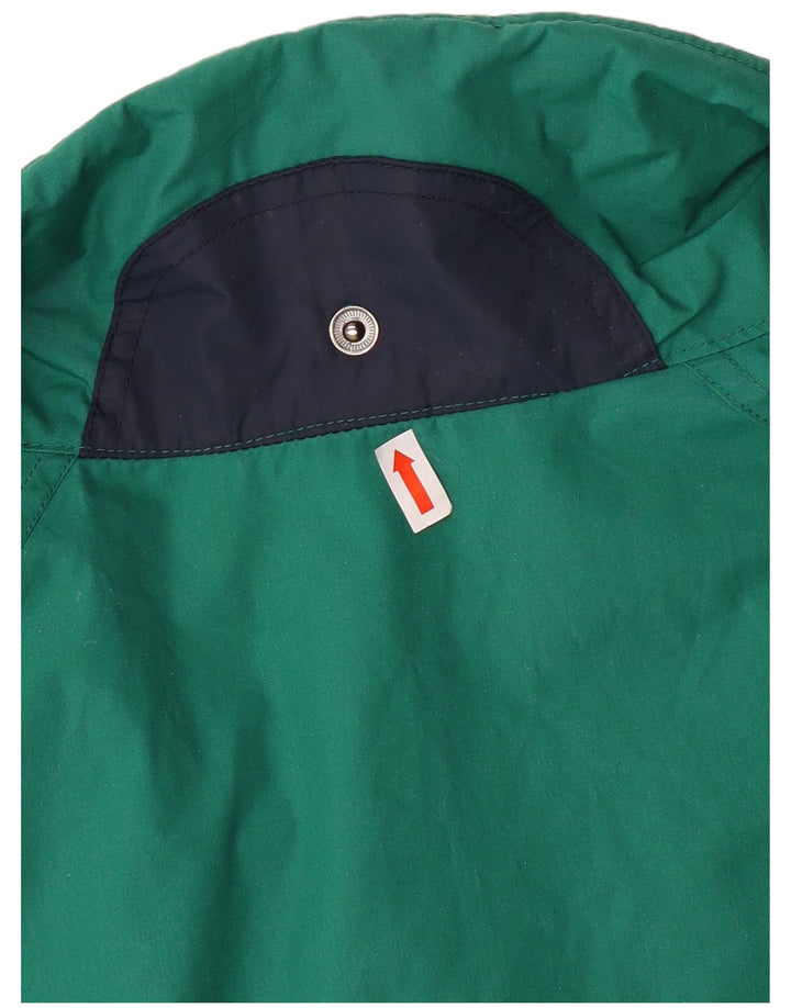 Chaqueta cortavientos vintage para hombre Reino Unido 42 XL Poliéster verde