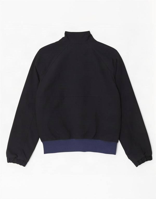 Woolrich Chaqueta bomber extragrande para mujer UK 10 Small Poliéster azul marino