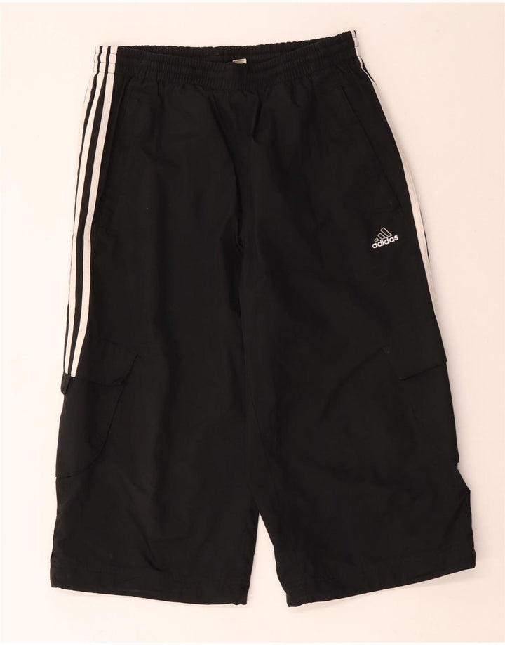 Adidas Mens Bermuda Sport Shorts Pequeño Negro Poliéster