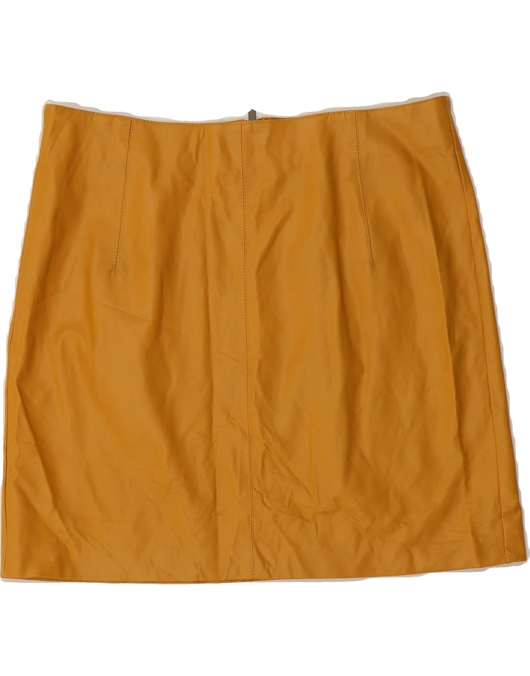 OASIS Womens Mini Skirt UK 12 Medium W30  Yellow Polyurethane Vintage Oasis and Second-Hand Oasis from Messina Hembry 