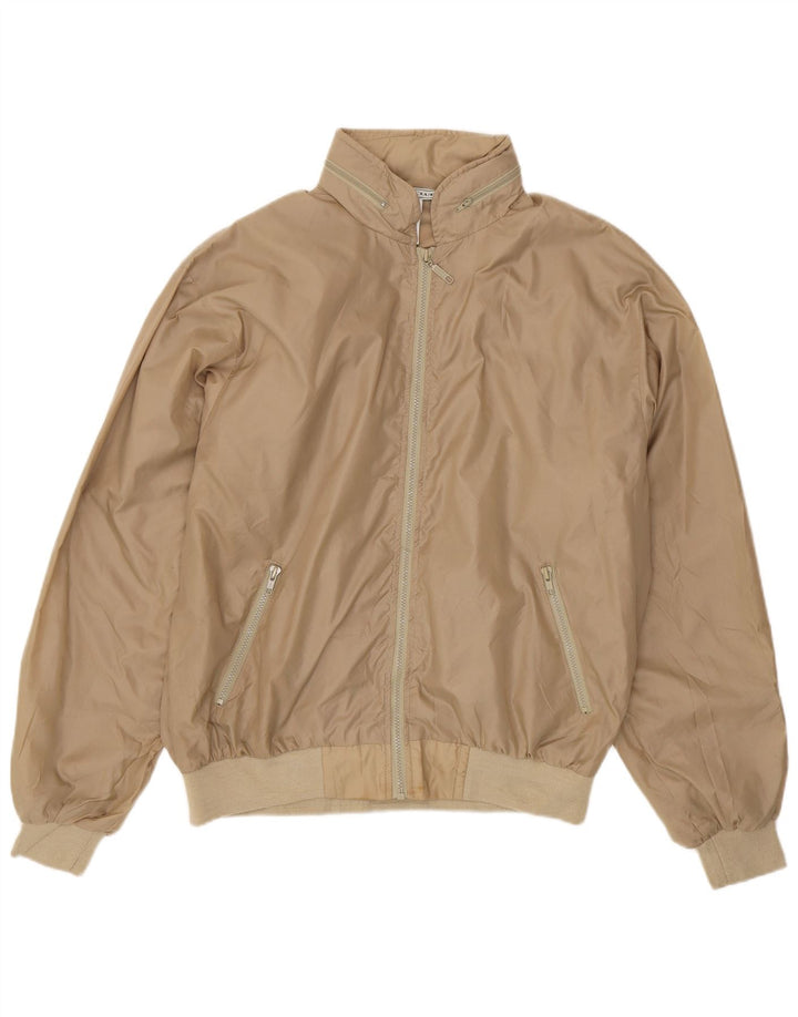 Chaqueta bomber para hombre Izod UK 40 Large Beige Nylon