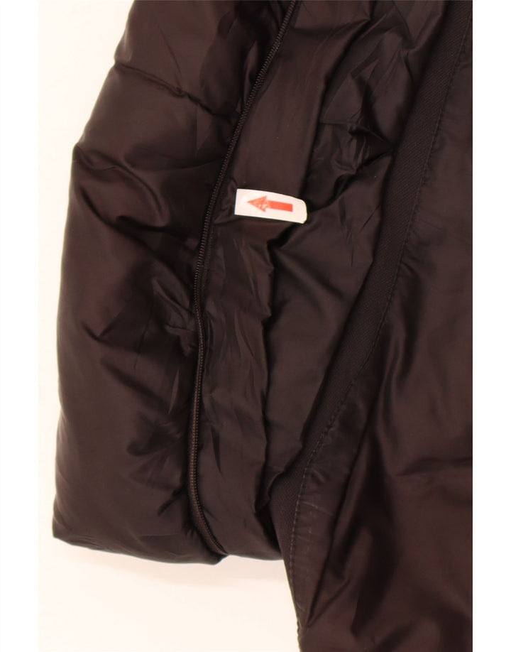 Geox Respira Chaqueta acolchada extragrande para mujer UK 10 Small Poliéster negro