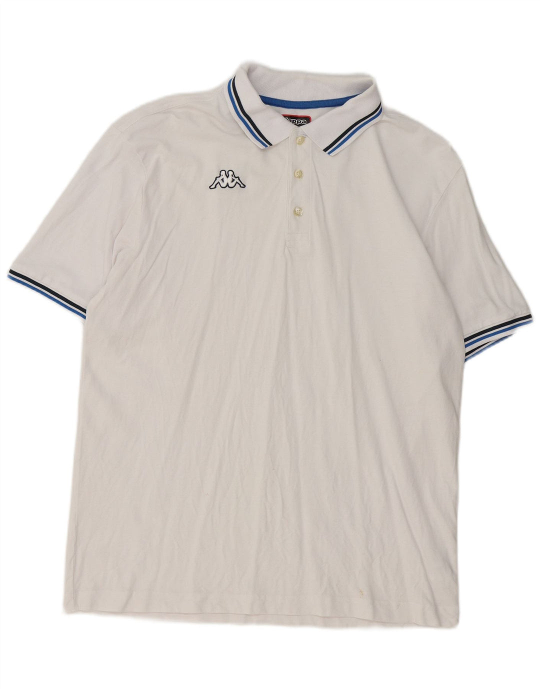 Kappa Polo Hombre 2XL Algodón Blanco