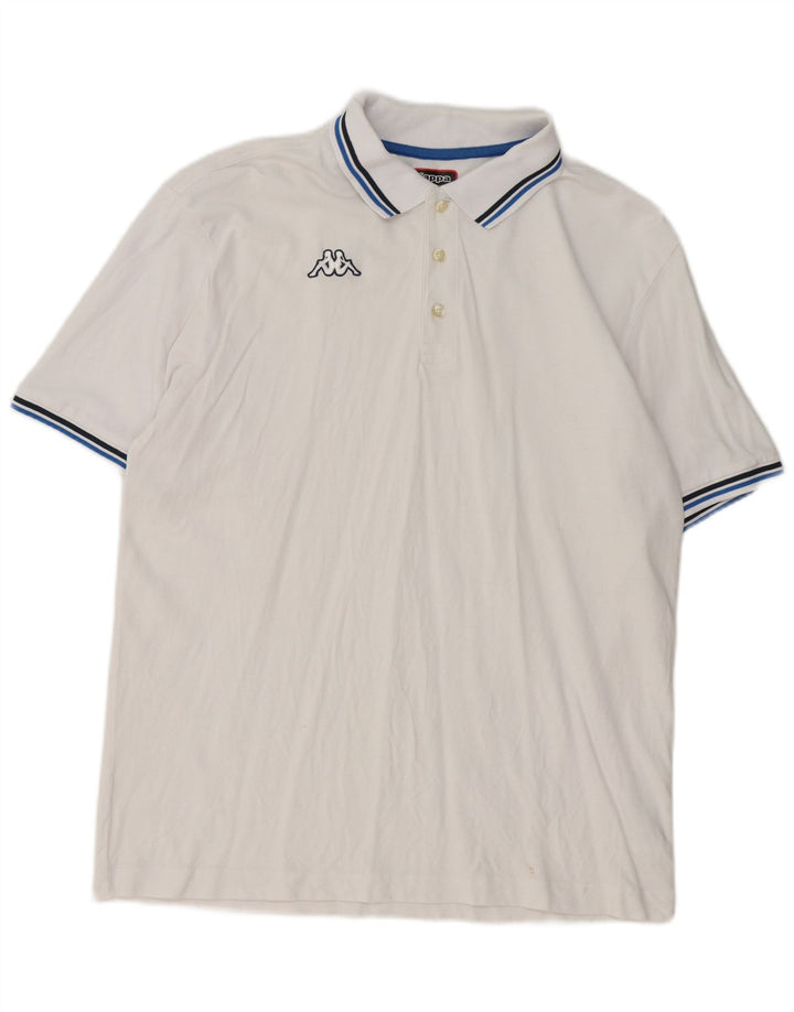 Kappa Polo Hombre 2XL Algodón Blanco
