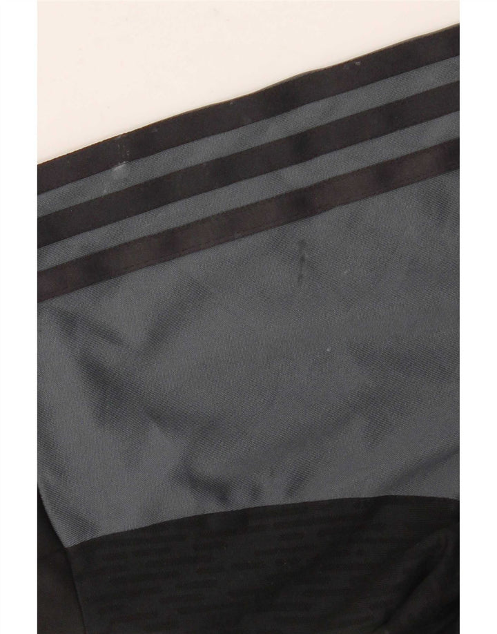 Adidas Polo Climacool para hombre, color negro mediano, color block