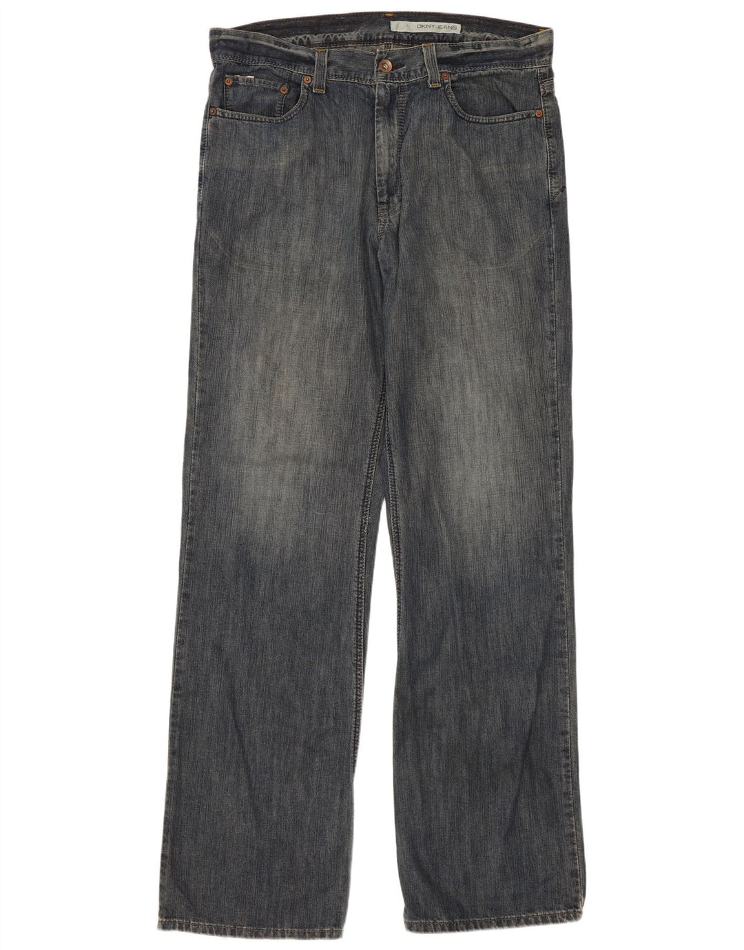 Vaqueros rectos para hombre Dkny W34 L34 Algodón azul