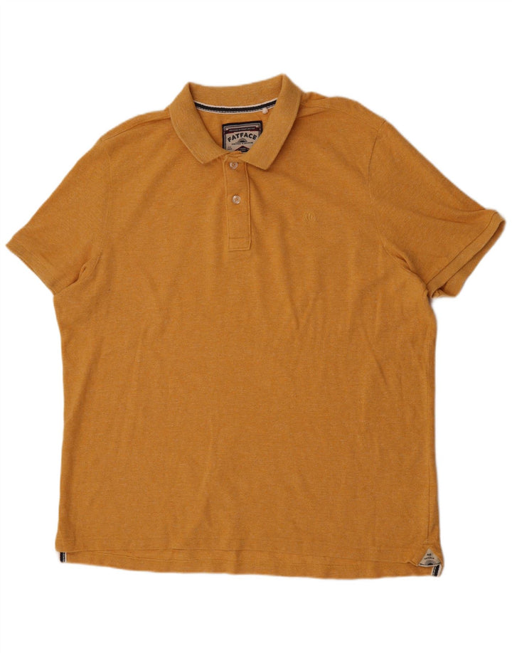 Polo para hombre Fat Face 3XL Algodón amarillo