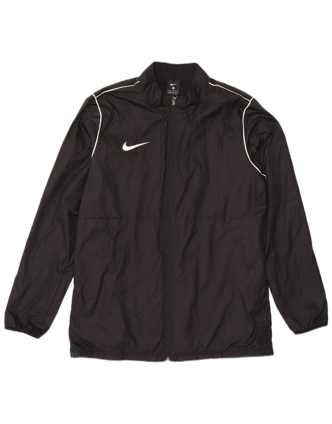 Nike - Chaqueta impermeable para hombre, talla 40, poliéster negro grande