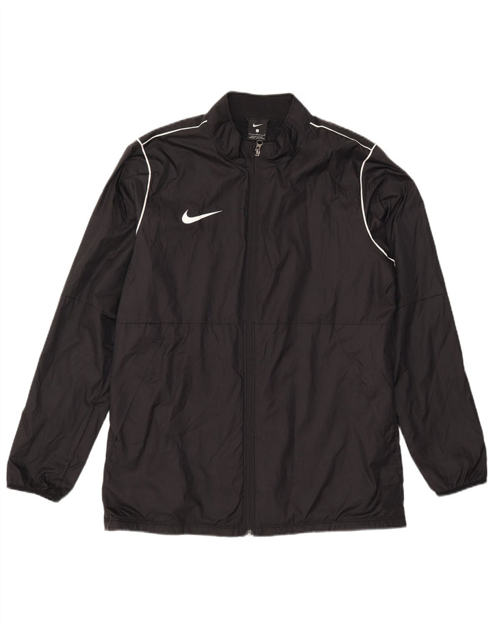 Nike - Chaqueta impermeable para hombre, talla 40, poliéster negro grande