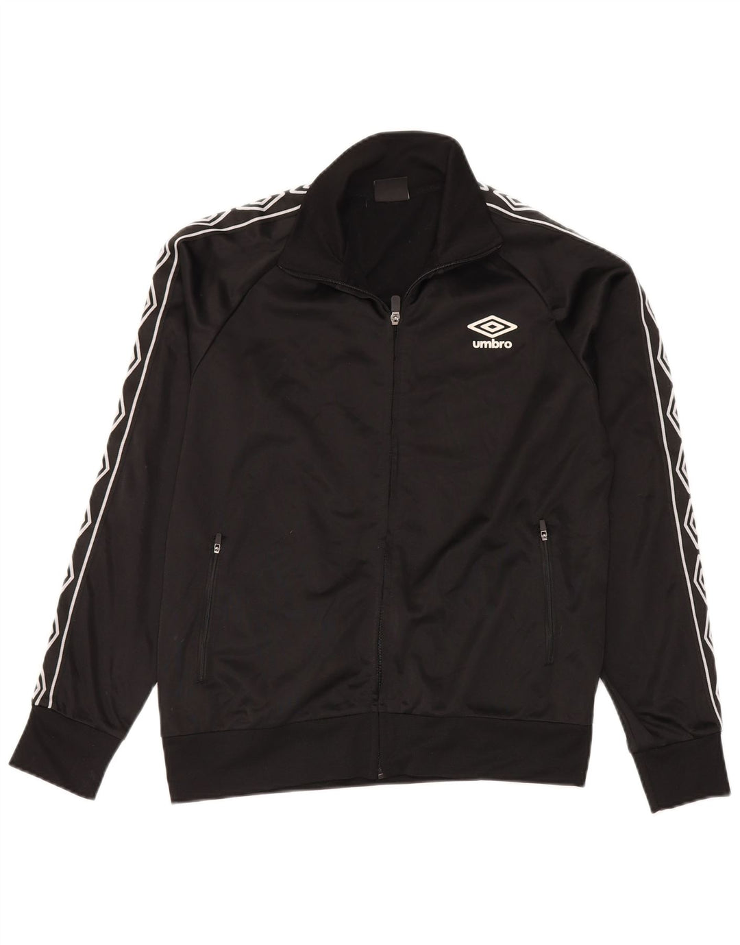 UMBRO Chaqueta superior de chándal con gráfico para hombre Poliéster negro mediano