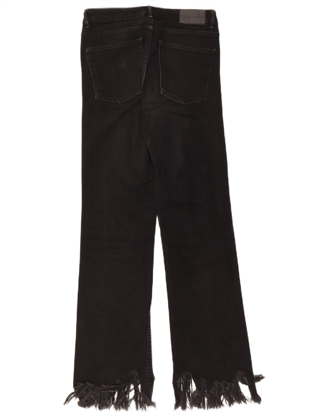 ZARA Vaqueros Rectos Mujer EU 36 XS W26 L27 Negro