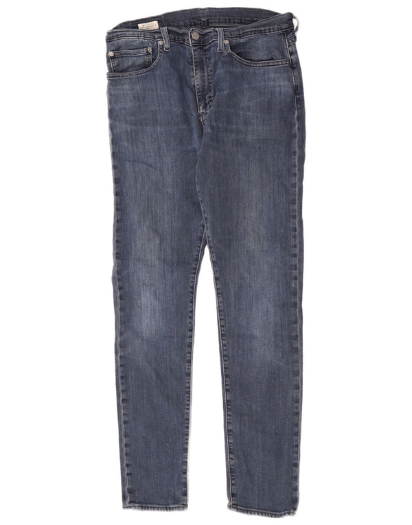 Levi's Hombre 512 Slim Jeans W34 L34 Algodón Azul